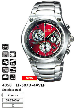 Часы CASIO EF-507D-4AVEF