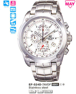 Часы Casio EDIFICE Classic EF-524D-7AVEF