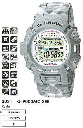 Часы CASIO G-9000MC-8ER