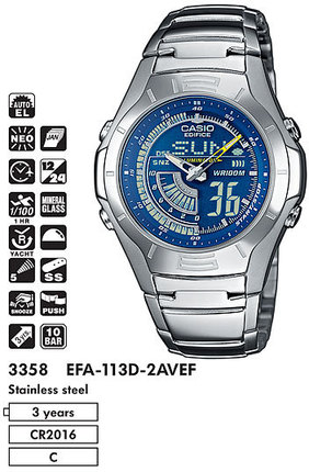 Часы CASIO EFA-113D-2AVEF