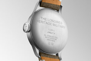 Часы Longines Heritage Military L2.819.4.93.2 + ремешок
