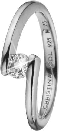 Кольцо CC 800-3.14.A/49 Supernova silver 