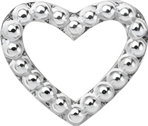 Шарм CC tubes - heart dots 630-S04