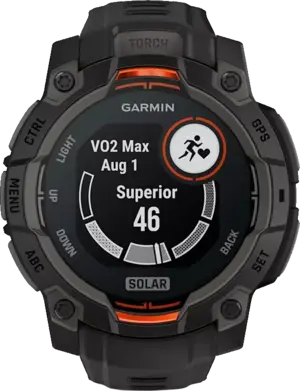 Смарт-часы Garmin Instinct 3 45mm Solar Black with Black Band (010-02934-00)