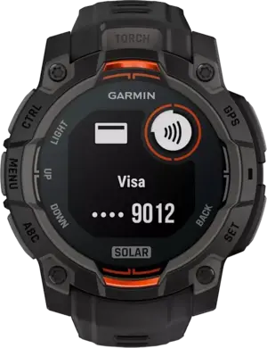 Смарт-часы Garmin Instinct 3 45mm Solar Black with Black Band (010-02934-00)