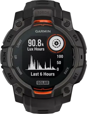Смарт-часы Garmin Instinct 3 45mm Solar Black with Black Band (010-02934-00)
