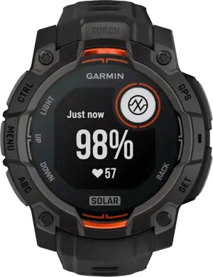 Смарт-часы Garmin Instinct 3 45mm Solar Black with Black Band (010-02934-00)