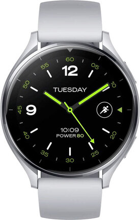 Смарт-годинник Xiaomi Watch 2 Sliver Case With Gray TPU Strap (BHR8034GL)