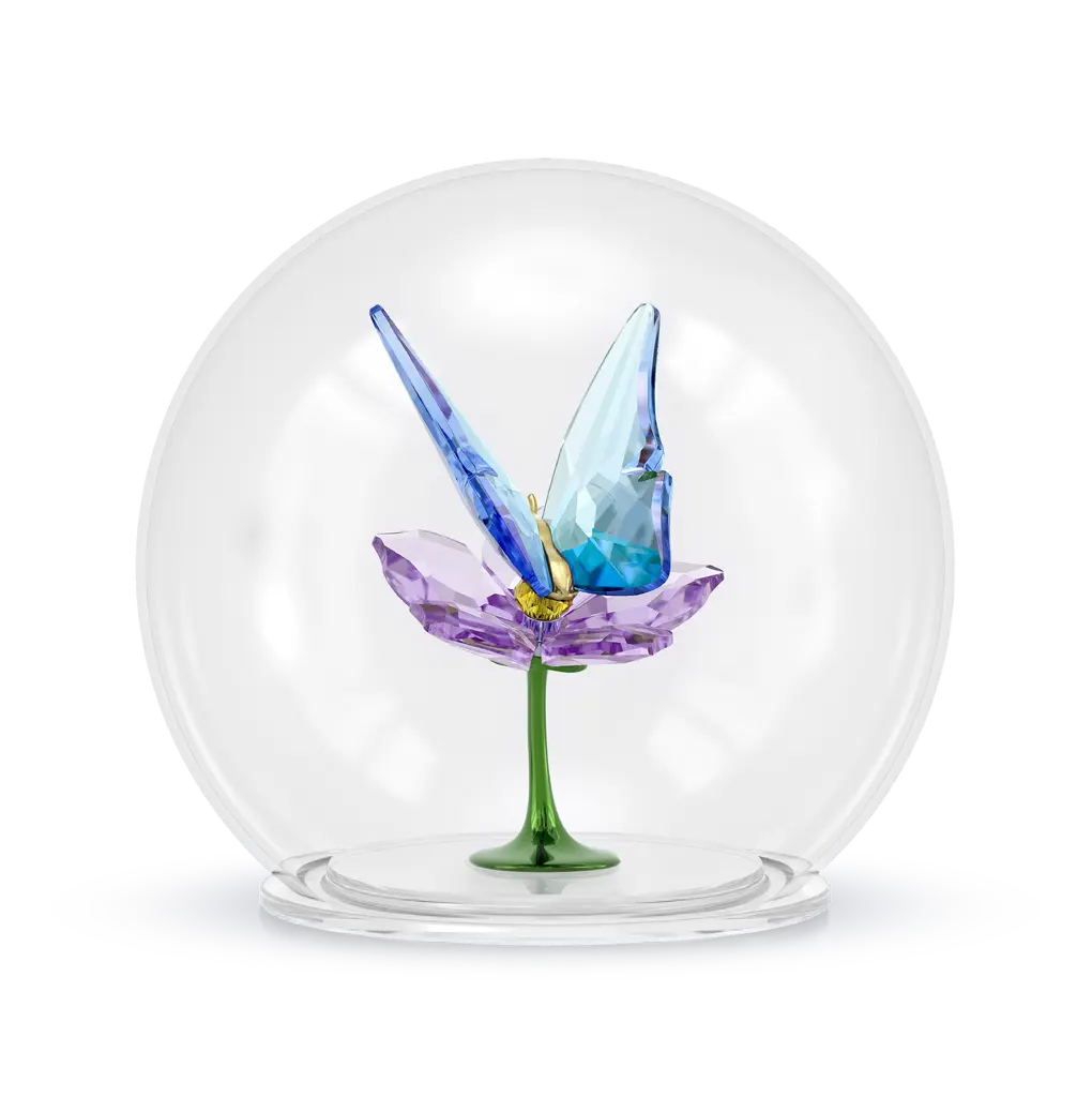 Фигурка Swarovski Idyllia Glass Ball Butterfly and Flower 5721543
